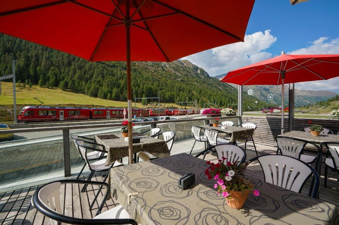 Gasthaus & Hotel Berninahaus Pontresina Dış mekan fotoğraf